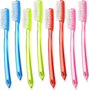 Extra Hard and Firm Toothbrush for Adults Bulk Huge Head Bristle Full Head Manual Toothbrush for Cleaning(8 Counts) - 8