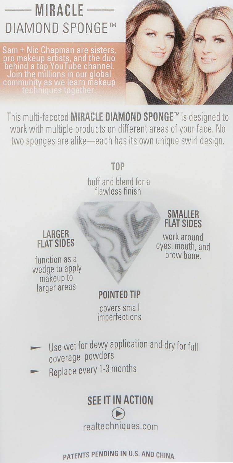 REAL TECHNIQUES Facial Makeup Brush - 13Ml (Packaging And Handle Model May Vary)