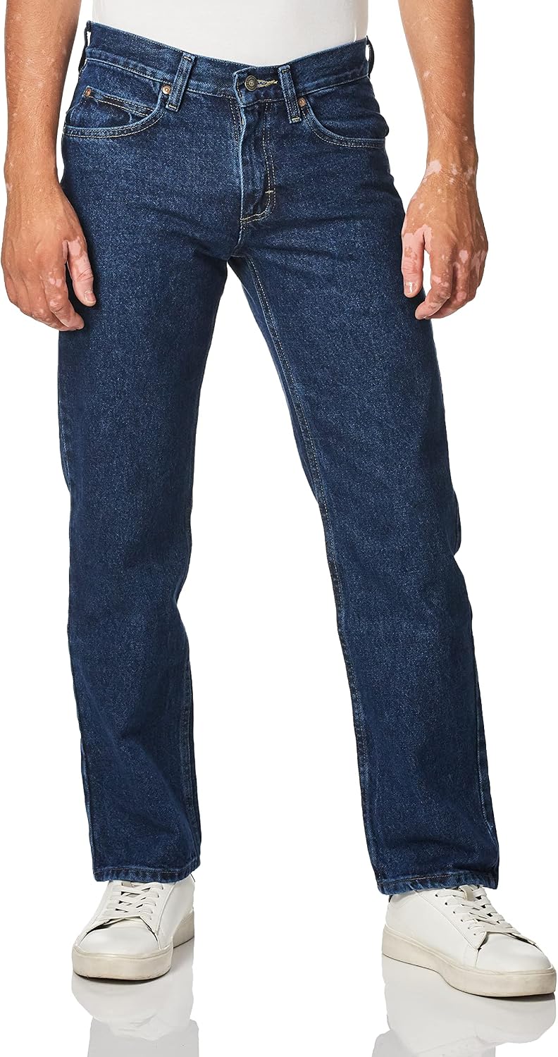 Mens Regular Fit Straight Leg Jean Jeans (pack of 1) - Dark Stone