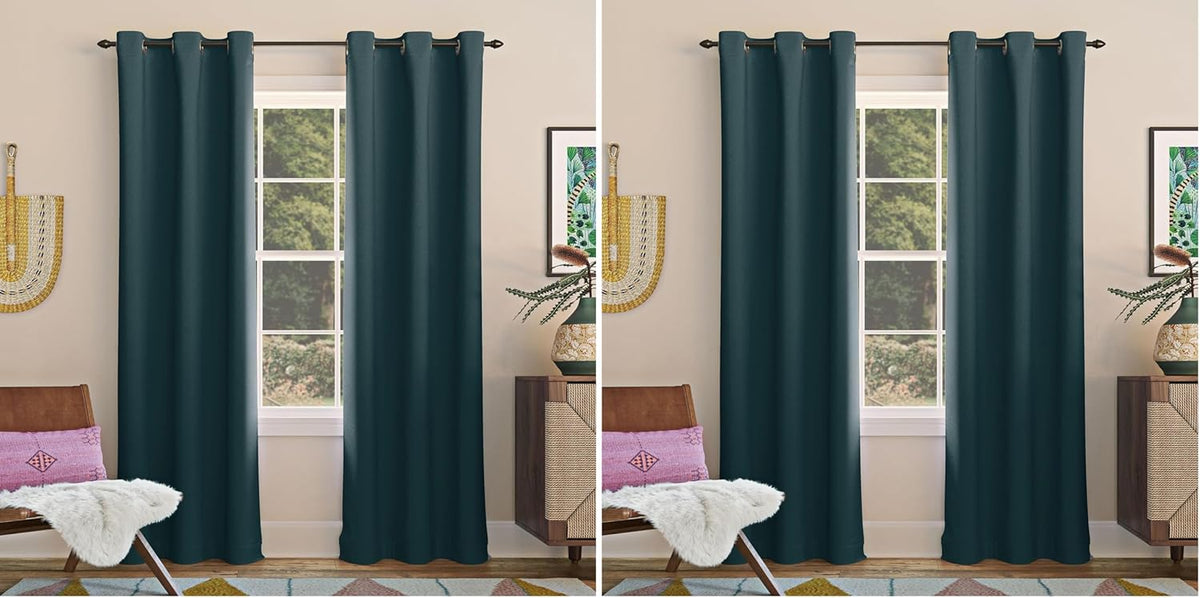 Sun Zero Easton Blackout Energy Efficient Grommet Curtain Panel, Pearl , 40" x 120" , 57796 – image 9