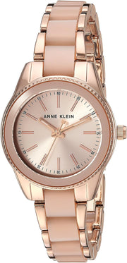 Women's Resin Bracelet Watch - Light Pink/Rose Gold