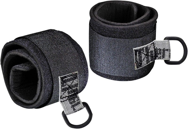 Theraband Resistance Band Handles, Attachments for Resistance Bands and Tubing, Pair of Foam Grip Pull Handles for Lower and Upper Body Exercises, Pilates, Yoga