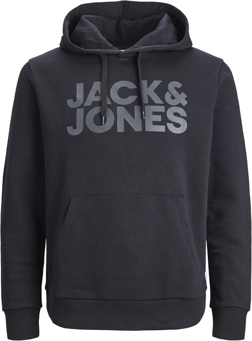 JJECORP LOGO SWEAT HOOD NOOS 12152840 Sweatshirt For - Black (print black) large print