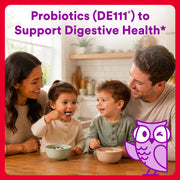 Organic Toddler Multivitamin, Daily Gummy Vitamins: Probiotics, Vitamin C, D3, Zinc, & B12 for Immune Support, Energy & Digestive Health, Fruit Flavor, 60 Gummies, 30 Day Supply