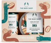 Shea Treats Gift Set (Shower Cream 60ml, Body Butter 50ml), Nourishing Shea Butter Body Care Duo with Handcrafted Shea Butter from Ghana, Moisturising Skincare Gift