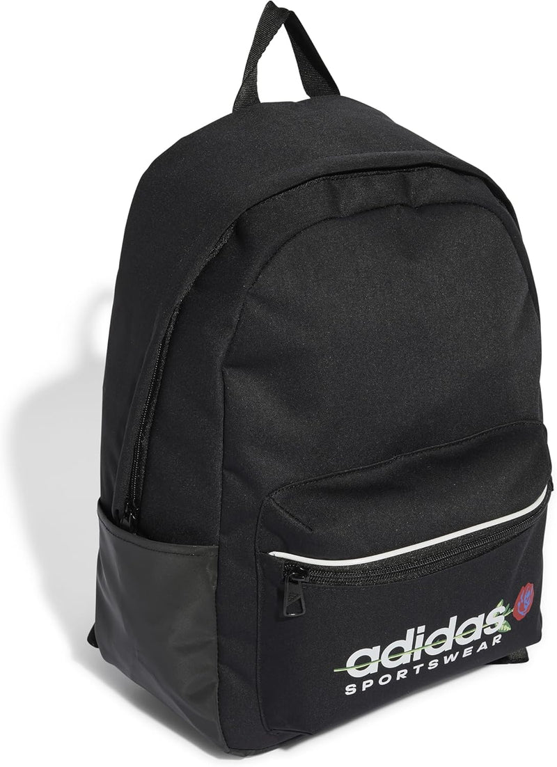 Adidas KLN90 Flower Backpack, black/white (JE4272), One size