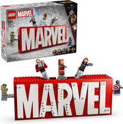 Marvel MARVEL Logo & Minifigures 76313