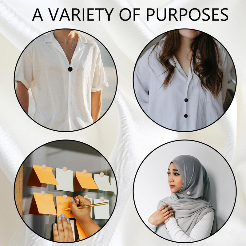 FLAFARY Hijab Magnetic Pins Strongest Commercial Strength Hijab Pins for Women Multi-Use Scarf and Hijab Magnets Pin-less Fabric Magnets