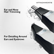 WAHL Grooming Kit for Men - Beard & Body Trimmer with Foil Shaver, Ear Nose Trimmer, 9 Cutting Lengths, Precision Blades, Sharp Sturdy Blades, 9855-1227