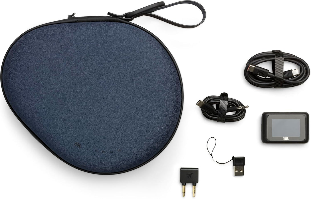 JBL Tour One M2 Wireless Over-Ear Noise Cancelling Headphones, ANC + Smart Ambient, 4-Mic, Legendary Pro Sound, Immersive Spatial Sound, Personi-Fi 2.0, Bluetooth 5.3 - Black, JBLTOURONEM2BLK