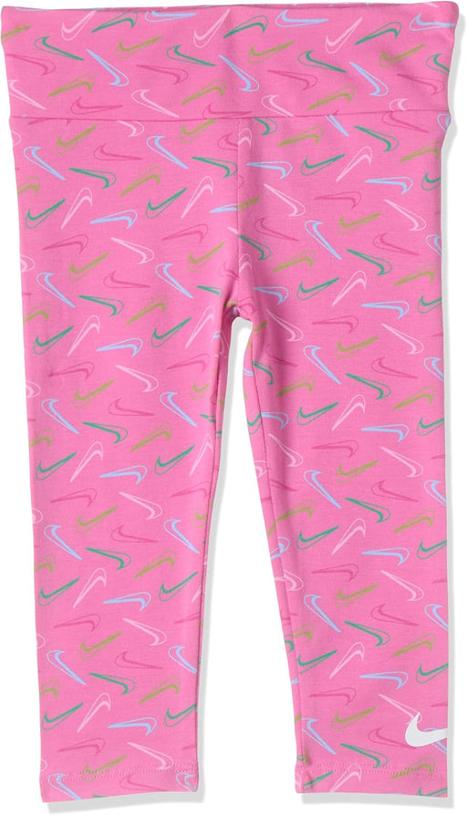 Unisex Kids NKG SWOOSH LOGO LEGGING Shorts - PLAYFUL PINK