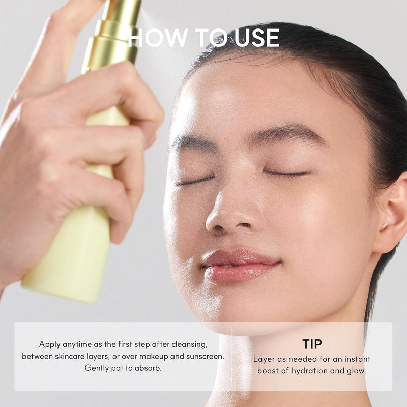 Vitamin C & Glutathione Skin Booster Mist, Glow Facial Spray with Niacinamide & Hydrating Ingredients, Lightweight Face Mist for Daily Refresh, 100ml / 3.38 fl oz