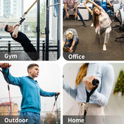 Resistance Bands Set 14 Pieces Anti-Snap Resistance Band Exercise with Handles, Door Anchor, Ankle Straps, Training Manual and Carrying Bag