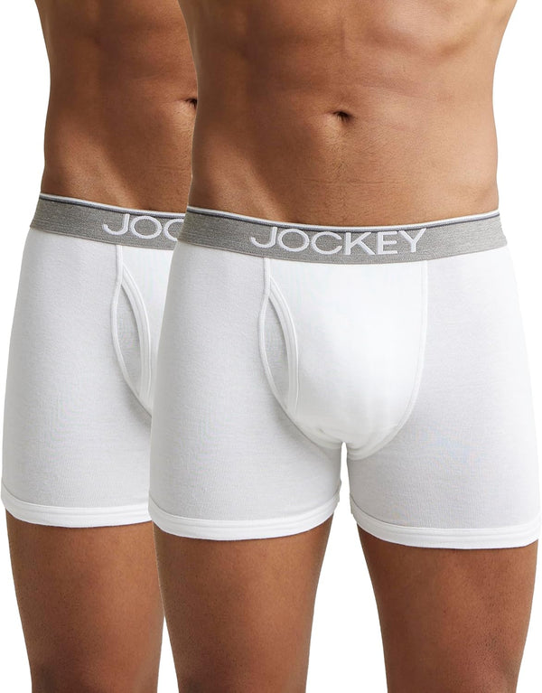 Men 8009_Pack of 2 Boxer (pack of 2) - White
