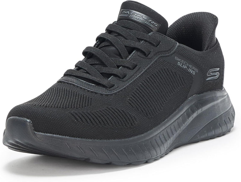 Men's Hands Free Slip-ins Squad Chaos-Solid Step Sneaker - Black/Black