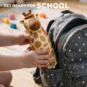 Kids Water Bottle 460ml Insulated Stainless Steel - AMICA STUDIO (Gigi Giraffe)