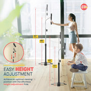 Gooseneck Floor Stand CTA Height-Adjustable Gooseneck Floor Stand with 360-Degree Rotation and Adjustable Pole for 7-13 Tablets Including iPad 7th/8th/9th Gen. 10.2, iPad Air 4 & More (PAD-AFS) - Non-Mobile