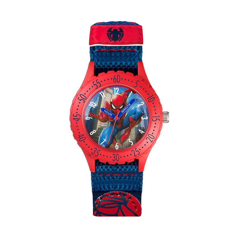 Spider-Man Children's Analogue Quartz Watch with Textile wrist Strap SPD3495