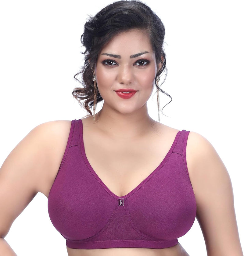 Women Trylo Riza Comfortfit Full Coverage Bra (pack of 1) - MEGENTA