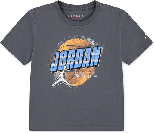 Unisex Kids Jordan Distressed Chrome TEES AND T-SHIRTS (pack of 1) - IRON GRAY