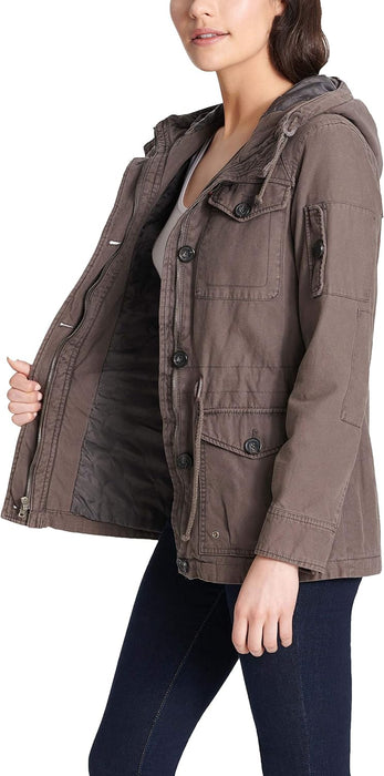Levi's Women's Cotton Four Pocket Hooded Field Jacket (Standard & Plus Sizes)