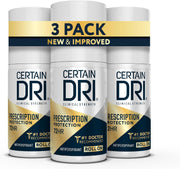 Prescription Strength Clinical Antiperspirant - Doctor Recommended Hyperhidrosis Treatment - 72 Hour Protection from Excessive Sweating - Roll-On - 1.2 Fl Oz - Pack of 1 - 3 Pack Prescription Strength Clinical, Roll-On