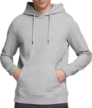 mens JJEBASIC SWEAT HOOD NOOS Sweatshirt (pack of 1) - gray