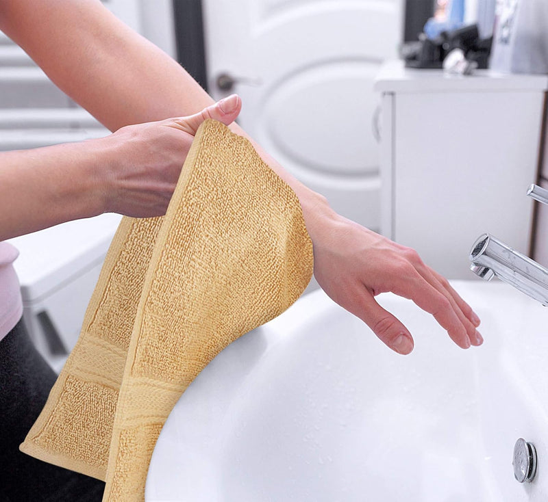 Utopia Towels - Premium Hand Towels - 100% Combed Ring Spun Cotton, Ultra Soft and Highly Absorbent, Extra Large Thick Hand towels 41 x 71 cm, Hotel & Spa Quality Hand Towels (6-Pack) (White)…