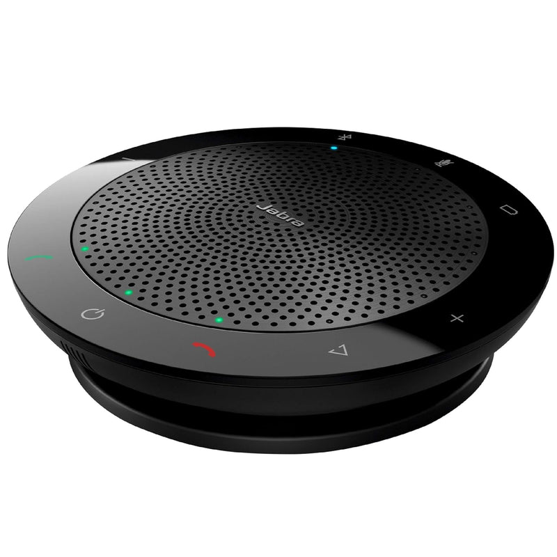 Jabra Speak 510 Speaker Phone - Microsoft Certified Portable Bluetooth Conference Speaker with USB - Connect with Laptops, Smartphones and Tablets, Black