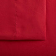 Serta Simply Clean Super Soft Hypoallergenic Stain Resistant Deep Pocket 3 Pieces Solid Bed Sheet Set, Twin XL, Silver Grey