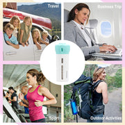 Bhavyam Travel Toiletry Bottles, Shampoo Travel Bottle,4 in 1 Travel Dispenser Leak-Proof Travel Bottles Plastic refillable Shampoo Cream Lotion Storage Container Bottle(1pcs), multi, M, Travel