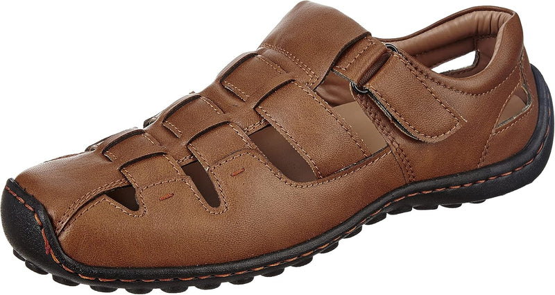 Men's Tan Fisherman Sandals - D Tan 1