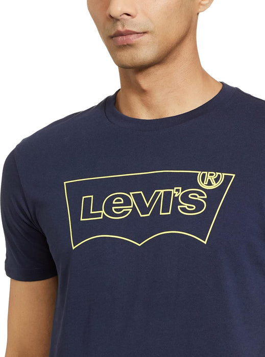 Levi's Men's Regular T-Shirt (16960-0786_Black Beauty L)