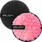 KLOY Reusable Multipurpose Makeup Removal Facial Cleansing Pads (Pack of 2), Facial Makeup Remover, Eye Makeup Remover & Foundation Simple Makeup Remover Pads (Pink & Black)
