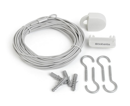 Brabantia Clothes Line Set, 12 m - White