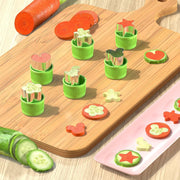 Sandwich Cutter and Sealer Set for Kids, Kids Lunch Accessories -Vegetable Fruit Cutter Set, Micky Mouse, Dinosaur, Star, Gingerbread Man Shapes, Boys & Girls Bento Lunch Box