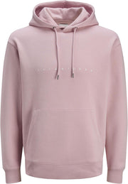 Mens STAR SWEAT HOOD Sweatshirt - Pink Nectar