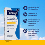PM Overnight Spot Patches, Advanced Hydrocolloid Healing Technology, Fragrance Free, 80 Count - 9 mm x 12 mm