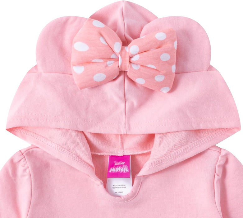Disney Minnie Mouse Baby Girls Hoodie and Pants Set for Infant and Toddler Kids