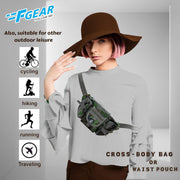 Trail Sports Waist Bag, Woodland Camo, 18 9 35 cms, Fanny Pack