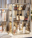 Makeup Storage Organizer,Large Capactiy Perfume Skincare Organizer with Divider,4 Layer Dustproof Cosmetic Display Cases with Magnetic Door for Vanity,Skincare,Bathroom Countertop (Clear-4tier)