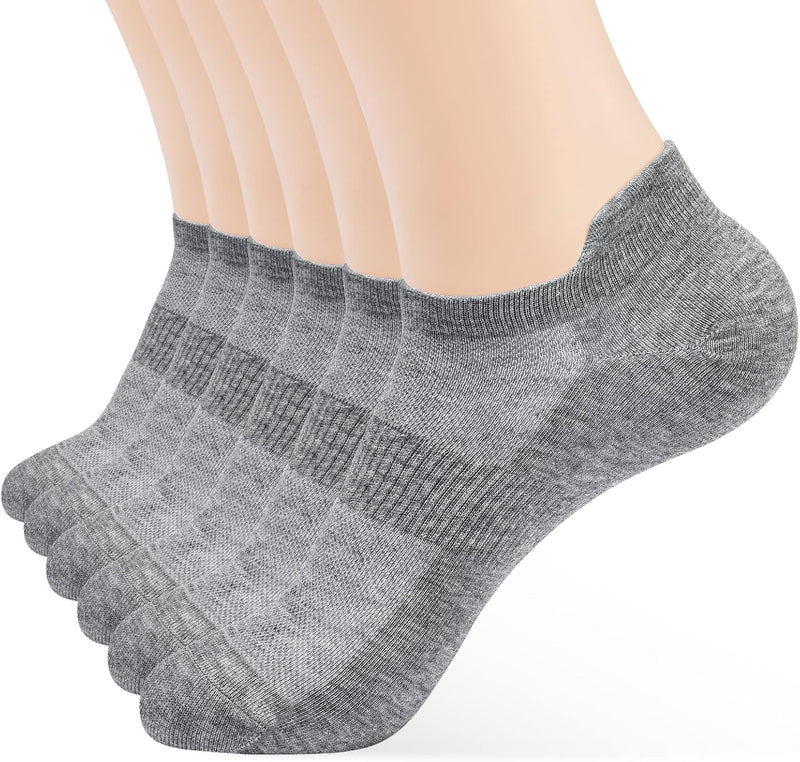 ATBITER Unisex Adult Athletic Socks Socks - 6 Pairs-grey