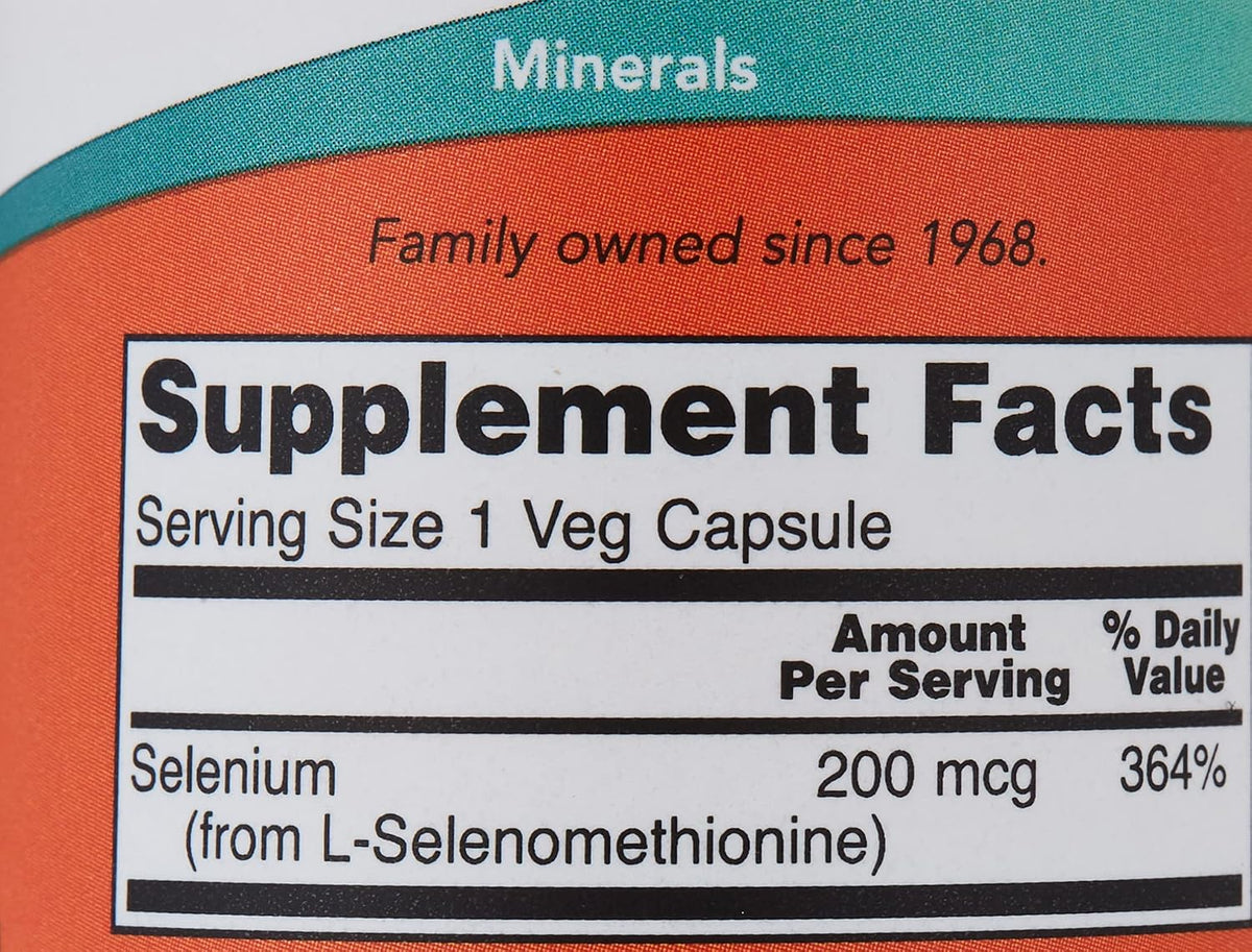 Now Foods Selenium 200mcg Yeast-Free Selenium Mineral for Antioxidant Protection & Immune System Support & Thyroid Health 90 Veg Capsules – image 8