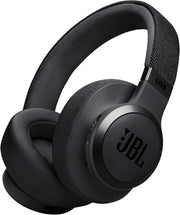 JBL Tune 720BT Wireless Over-Ear Headphones, Pure Bass Sound, Bluetooth 5.3, 76H Battery, Hands-Free Call, Multi-Point Connection, Foldable, Detachable Audio Cable - Black, JBLT720BTBLK - Live 770 NC black / black