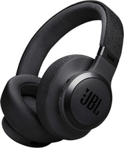 JBL Tune 770NC Adaptive Noise Cancelling Wireless Over-Ear Headphones, Pure Bass Sound, Smart Ambient, Bluetooth 5.3, Le Audio, VoiceAware, 70H Battery, Multi-Point Connect - Black, JBLT770NCBLK - Live 770 NC black / black