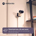 Motorola Nursery PIP1610 - Two 5" Display HD Camera Baby Monitors W/ 2-Way Audio, WiFi, App Connectivity, & 1000 FT Range - Wall Mount W/Remote Pan/Tilt/Zoom, Room Temp, & Lullabies