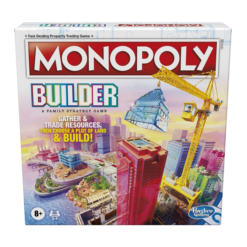 Monopoly Builder Board Game, Strategy Game, Family Game, Games For Kids, Fun Game To Play, Family Board Games