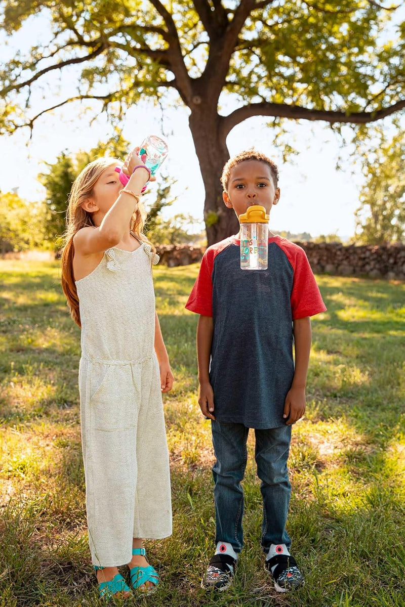 Water Bottle Eddy+ Kids Bite Valves and Straws Accessory, Clear, L - Single
