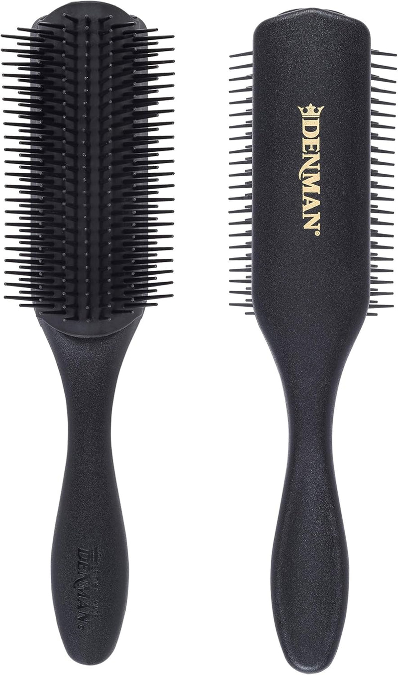 Denman Classic Styling Brush 7 Rows - D3 - Hair Brush for Blow-Drying & Styling â€“ Detangling, Separating, Shaping & Defining Curls