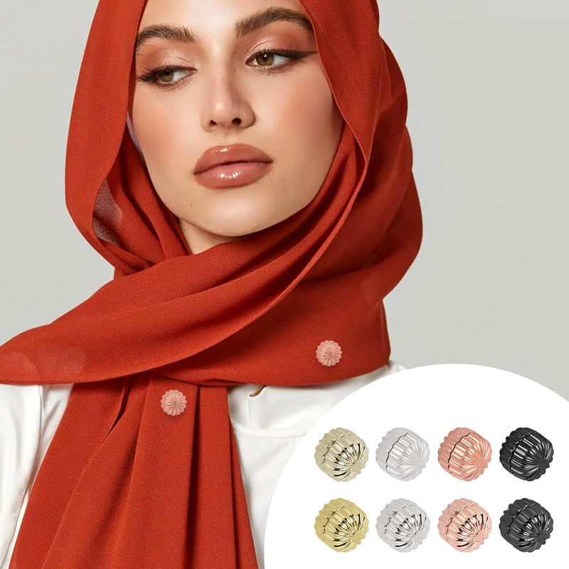 Kaket Magnets Hijab Pins 8PCS Hijab Magnets for Women Clothing Scarf Multi-Use